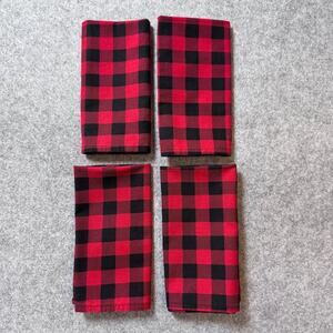 Buffalo Plaid Cloth Napkins – Set of 4